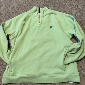 Fabletics Mint Green Quarter-Zip Sweatshirt